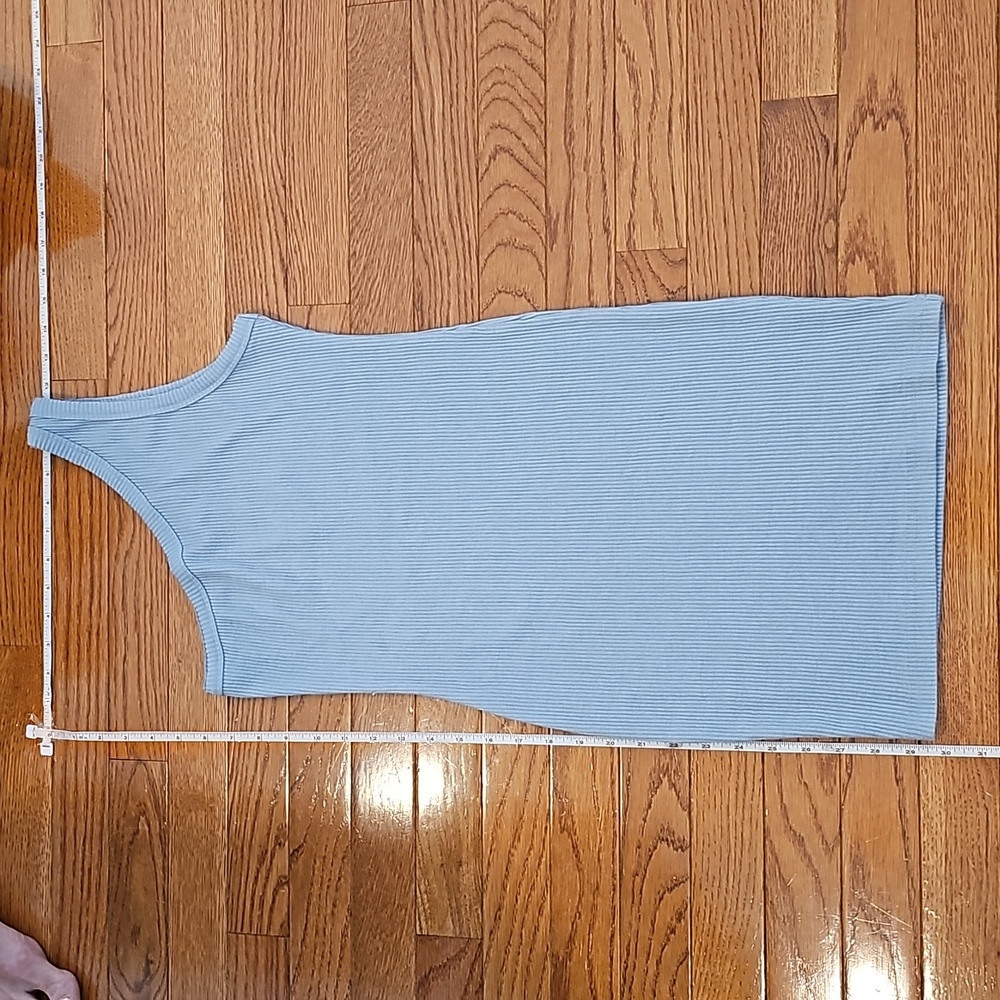 One strap fitted ribbed dress